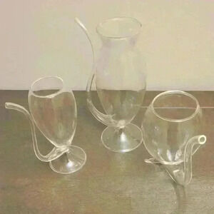 Set of 3- Vampire Cocktail Glasses